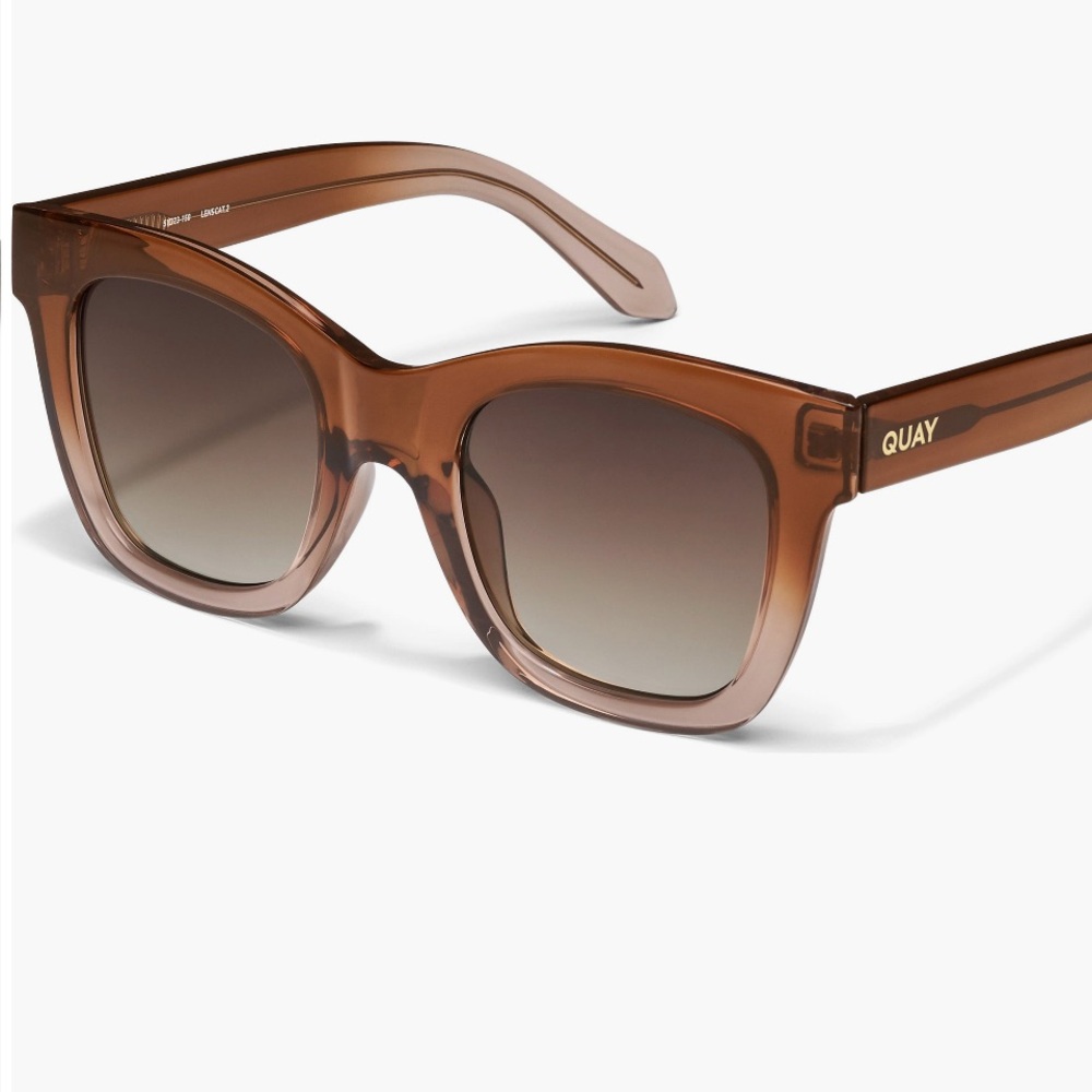 Diff Eyewear Brown Sunglasses with Black Case